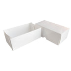 Caja Carley 16.5 x 8.9 x 6.3 cm (50 unidades) | Empaque Repostero Blanco | 16.5 x 8.9 x 6.3 cm