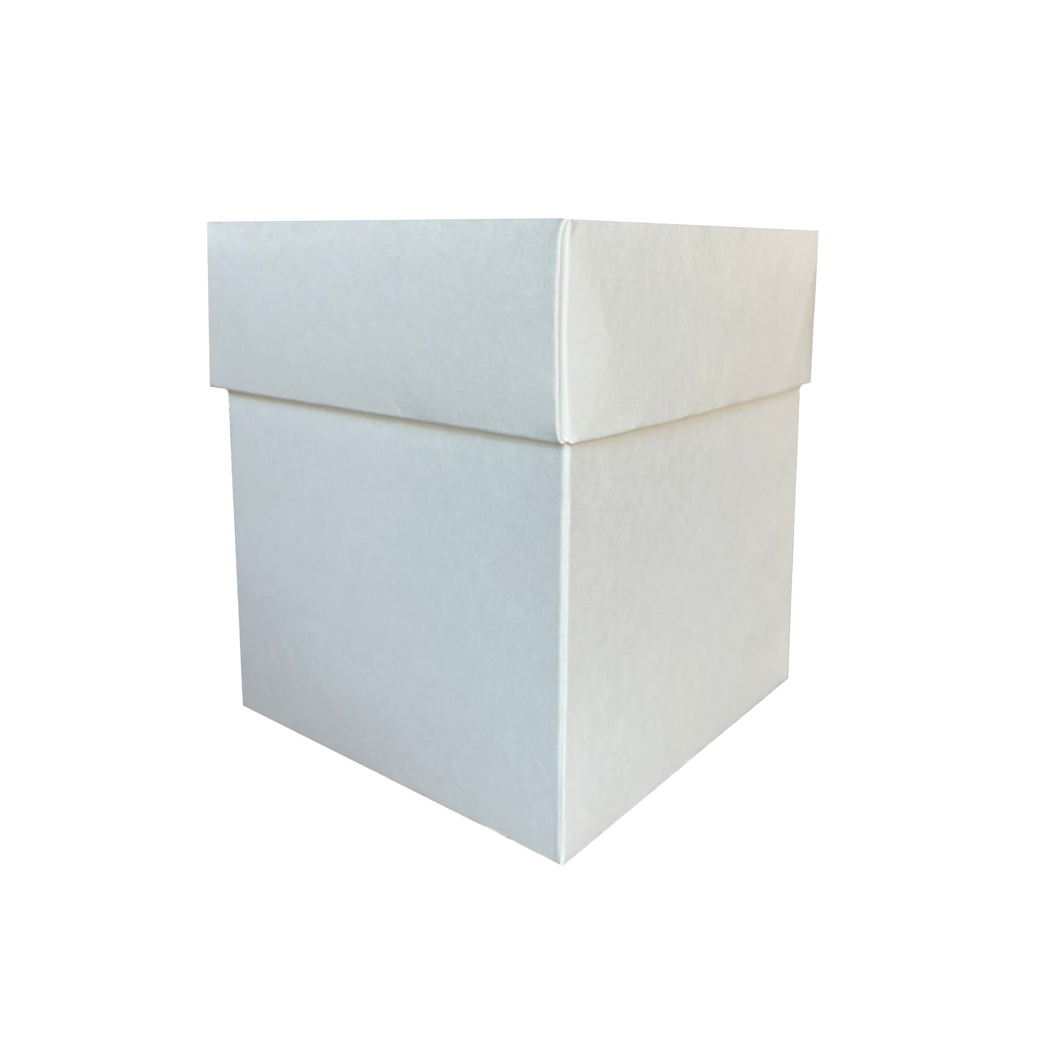 Caja Cubo de Cartón (25 unidades)| Empaque para Regalos y Postres