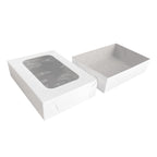 2 Caja Mexicana Mediana 19.6x13.6x4.7 cm (50 Unidades) | Para Postres, Galletas y Charcutería