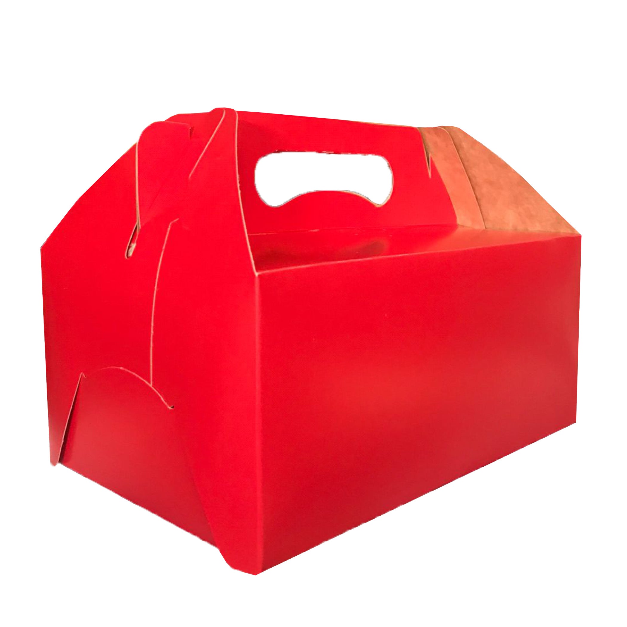 Lonchera Jumbo de Cartón 22.8x15.5x10.1 cm (25 Unidades) | Caja para Lunch y Repostería