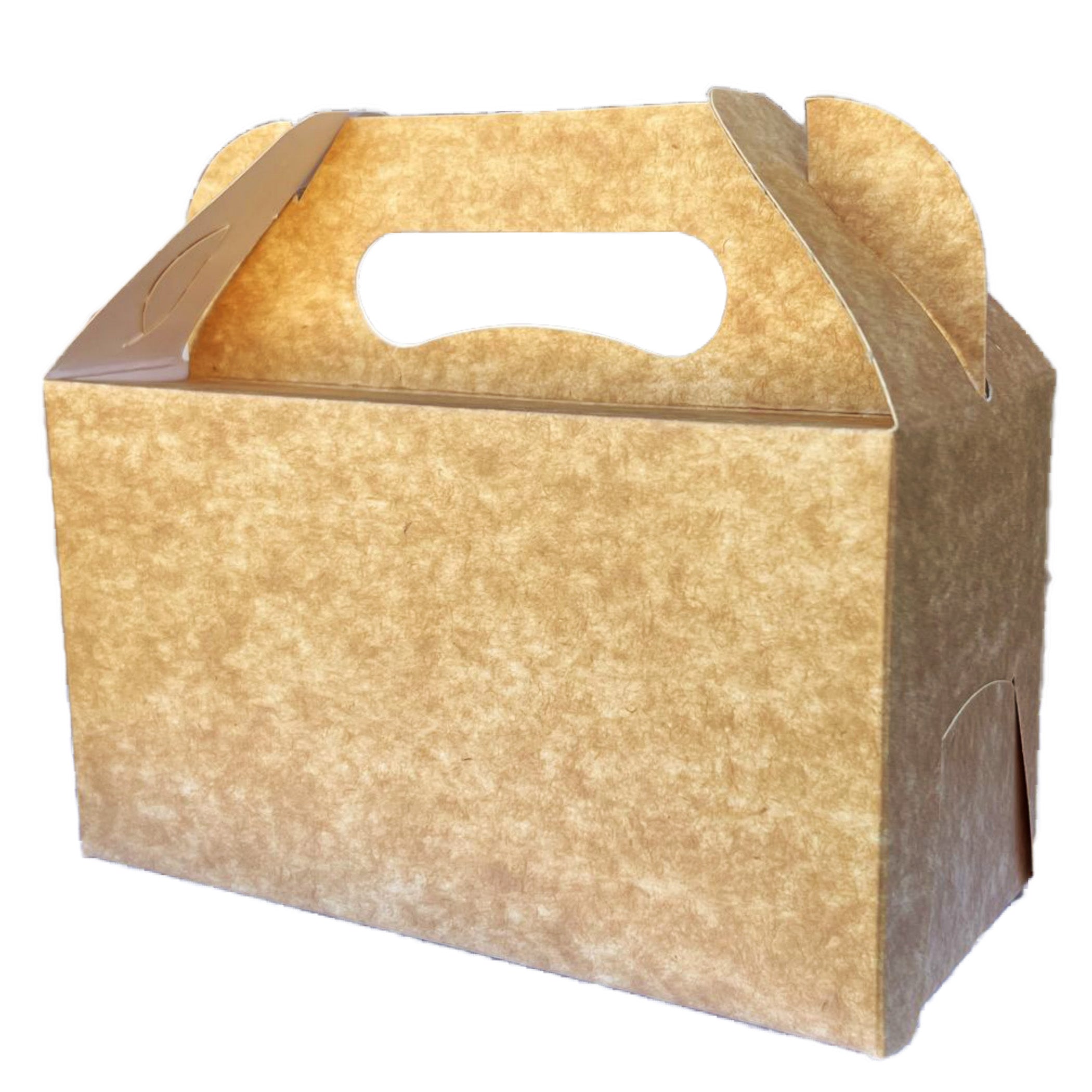 Lonchera Fiesta de Cartón (50 Unidades) | Caja para Dulces, Lunch y Repostería